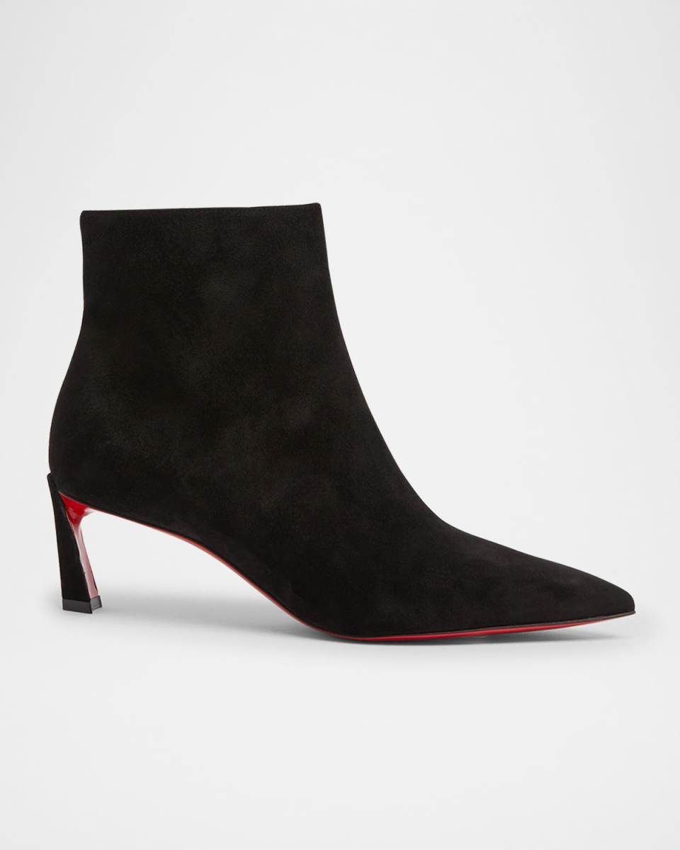 Condora Suede Red Sole Ankle Booties